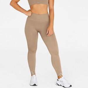 SET Active Tan Seamless High-Waisted Leggings